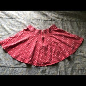 Polka dot circle skirt